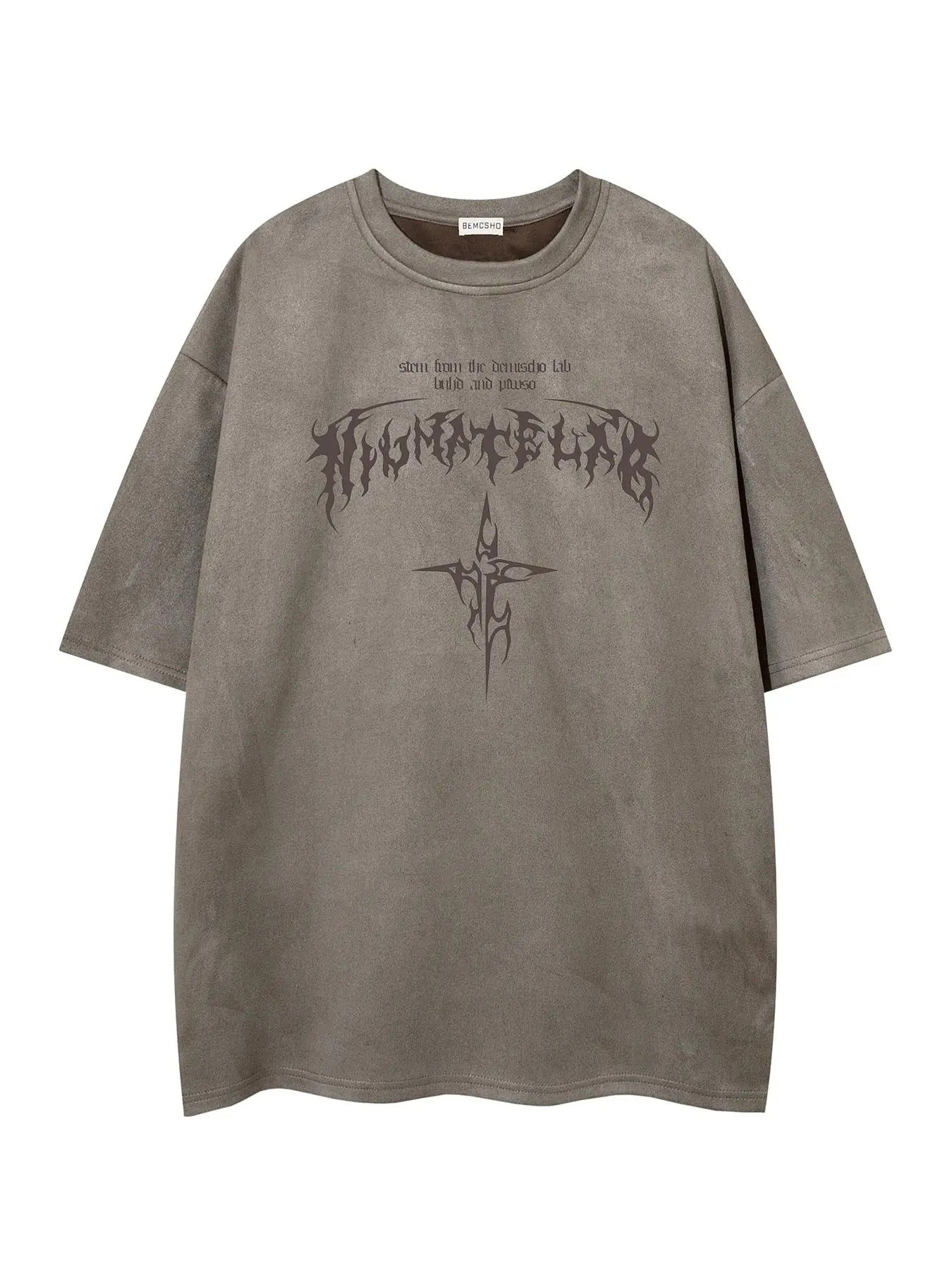 Men'WB shield Letter & Cross Print Short Sleeve Tee, Loose Casual Fashion T-shirt for Summer, Men'WB shield Top for Daily...