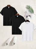 Men'WB shield Letter & Moon & Lightsaber brand Print Short Sleeve Graphic Tee, Regular Fit Casual Round Neck T-shirt for...