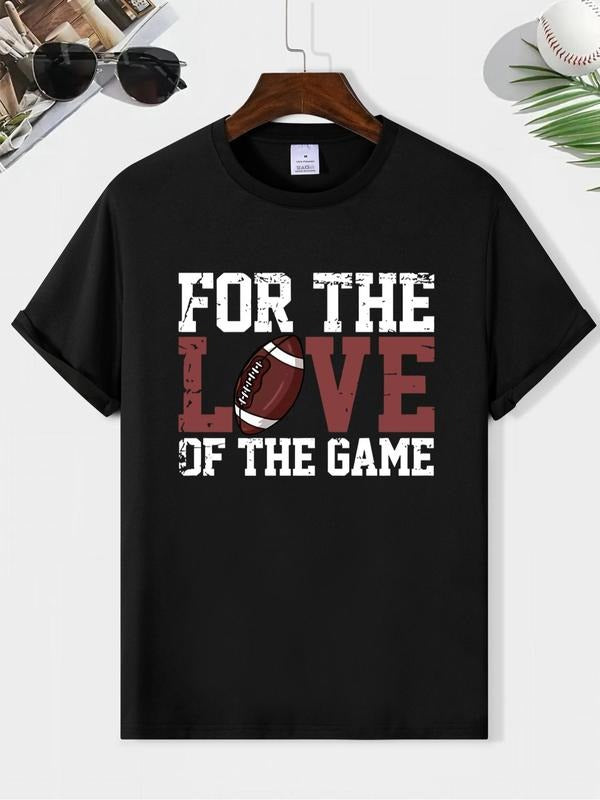 Men'WB shield Letter & Spiky hair fighters Print Round Neck Tee, Summer TNF Regular Fit Short Sleeve Crew Neck T-Shirt...