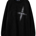 Men'WB shield Letter Embroidered Round Neck Sweatshirt, Loose Casual Fashion Long Sleeve Pullover for Spring & Fall,...