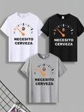 Men'WB shield Letter Graphic Short Sleeve Tee, Regular Fit Casual Round Neck T-shirt, Fashion Men'WB shield Summer Top...