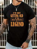 Men'WB shield Letter Print Crewneck Graphic Tee, Regular Fit Casual Short Sleeve T-shirt, Graphic Tees, Men'WB shield...
