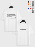 Men'WB shield Letter Print Round Neck Drop Shoulder Tee, Loose Casual Short Sleeve Crew Neck T-Shirt for Summer, Menswear...