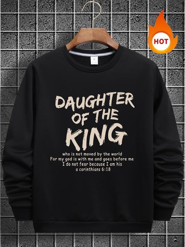 Men'WB shield Letter Print Round Neck Fleece Lined Sweatshirt, Regular Fit Casual Long Sleeve Crew Neck Pullover for Fall...