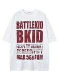 Men'WB shield Letter Print Round Neck Half Sleeve Tee, Loose Casual Comfy Mesh Breathable Quick Drying Crew Neck T-shirt...