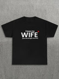 Men'WB shield Letter Print Round Neck Tee, Casual Comfort Regular Fit Short Sleeve Crew Neck T-Shirt, Summer Outfits...