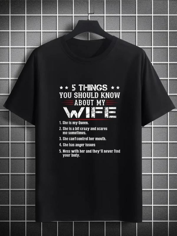 Men'WB shield Letter Print Round Neck Tee, Summer TNF, Regular Fit Short Sleeve Crew Neck Graphic T-Shirt for Summer,...