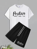 Men'WB shield Letter Print Short Sleeve Tee & Shorts Straw hat pirates Set, Regular Fit Round Neck T-shirt & Shorts,...
