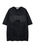 Men'WB shield Letter Print Short Sleeve Tee, Loose Casual Fashion T-shirt for Summer, Men'WB shield Top for Daily Wear...