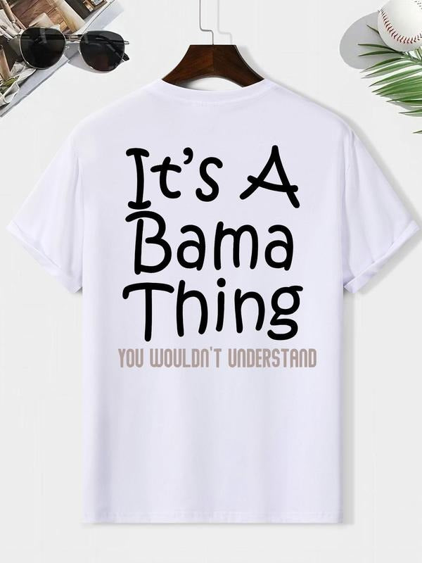 Men'WB shield Letter Print T-shirt, Casual Round Neck Tee, Summer TNF for Daily Wear Hoodie, Sweatshirt | RetroVerseTees.com