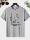 Men'WB shield Rabbit Graphic Print Round Neck Tee, Loose Casual Fashion Short Sleeve T-shirt, Men'WB shield Summer TNF...