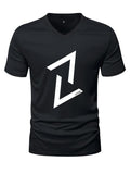 Men'WB shield Regular Fit Geometric Print Superhero team Neck Tee, Summer TNF, Fashion Casual Short Sleeve T-shirt for...