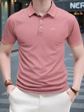 Men'WB shield Regular Fit Graphic Polo Shirt, Casual Short Sleeve Top for Summer, Fashion Men'WB shield TNF for Daily...