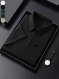Men'WB shield Regular Fit Horse Print Polo Shirt, Casual Short Sleeve Half Zip Up Collared Top for Summer, Fashion Men'WB...