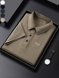 Men'WB shield Regular Fit Jacquard Polo Shirt, Casual Short Sleeve Collared Top for Summer, Fashion Men'WB shield TNF for...