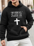 Men'WB shield Regular Fit Letter Print Drawstring Hoodie, Casual Pocket Hooded Sweatshirt For Daily Wear, FOG Essentials...