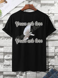 Men'WB shield Regular Fit Letter Print Round Neck Drop Shoulder Tee Hoodie, Sweatshirt | RetroVerseTees.com