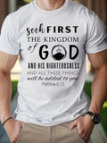 Men'WB shield Regular Fit Letter Print Round Neck Tee, Casual Short Sleeve Graphic T-Shirt for Summer, Comfy Men'WB...
