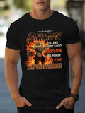 Men'WB shield Regular Fit Letter Skull Round Neck Graphic Tee, Casual Short Sleeve Crew Neck T-shirt for Summer, Fashion...