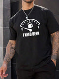 Men'WB shield Round Neck Short Sleeve Round Neck Graphic Tee, Summer TNF Regular Fit Crew Neck T-shirt For Summer,...