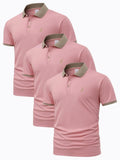Men'WB shield Short Sleeve Polo Shirt, Regular Fit Casual Fashion Comfy Collared Top for Summer, Men'WB shield TNF for...