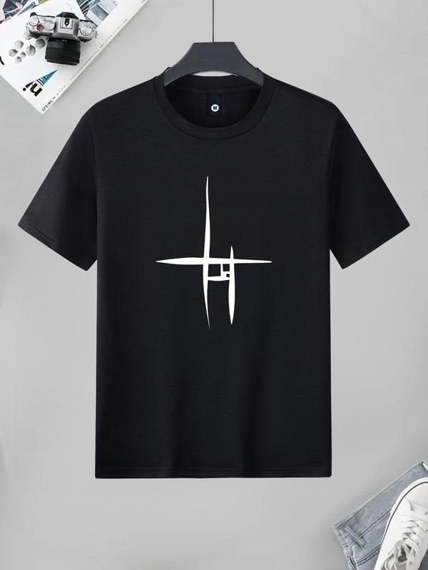 Men'WB shield Summer TNF Graphic Round Neck Short Sleeve Tee, Regular Fit Crew Neck T-Shirt for Summer, Men'WB shield Top...