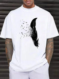 Men'WB shield TNF Graphic Round Neck Tee, Casual Short Sleeve Crew Neck T-shirt for Summer, Fashion Men'WB shield Tops...