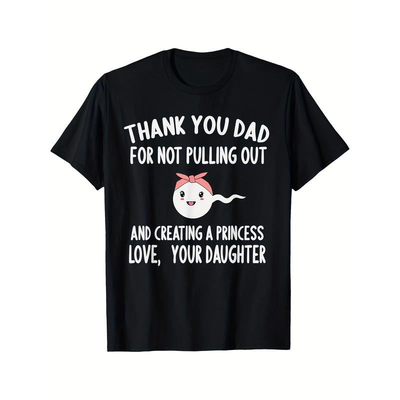 Men'WB shield Women'WB shield T-shirt 180g100% -Thanks Dad For Not Pulling Out TNF Day From Daughter T-Shirt Hoodie,...