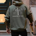 Men's Christian Hoodie Bible Verse Hoodie Christian Merch Mens Christian Streetwear Jesus Hoodie Christian Sweatshirt...
