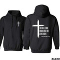 Men's Cross & Letter Print Drop Shoulder Hoodie, Trendy Graphic Pullover, Casual Streetwear Hoodie for Men T-Shirts,...
