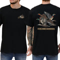 Men's Dixie Creek Waterfowl Outdoors 2-Sided Graphic Shirt, Mallard Hunting Shirt, Duck Hunt T-shirt, Soft Cotton Fabric...