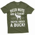 Men's Funny Deer Nuts Are Cheap Humor Shirt Birthday Gifts Hunting Hunter Papa Grandpa Dad Shirts Hoodie, Sweatshirt