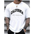 Men's Plus Size Letter Printed Short Sleeve T-Shirt Made in USA Hoodie, Sweatshirt | RetroVerseTees.com