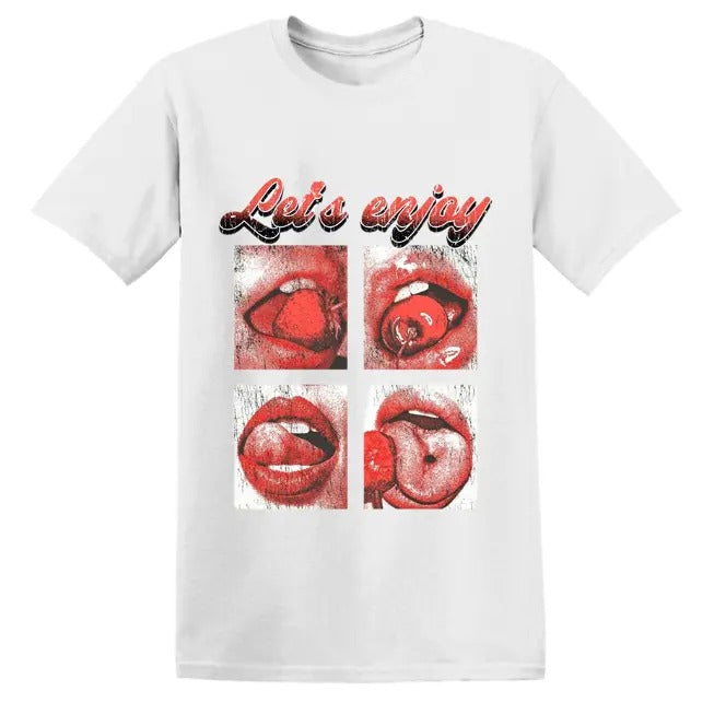 Men's Red Lip Vintage Print Tshirt Tank Top Cotton Unisex TShirt, Crew Neck, Size S- 3XL, Menswear Top, Womenswear Top...