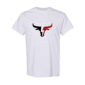 Men's Regular Fit Bull Print Round Neck Tee, Graphic T-shirts, Casual Short Sleeve Crew Neck T-shirt for Daily Wear,...
