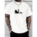 Men's Simple Style Crew Neck Short Sleeve T-Shirt