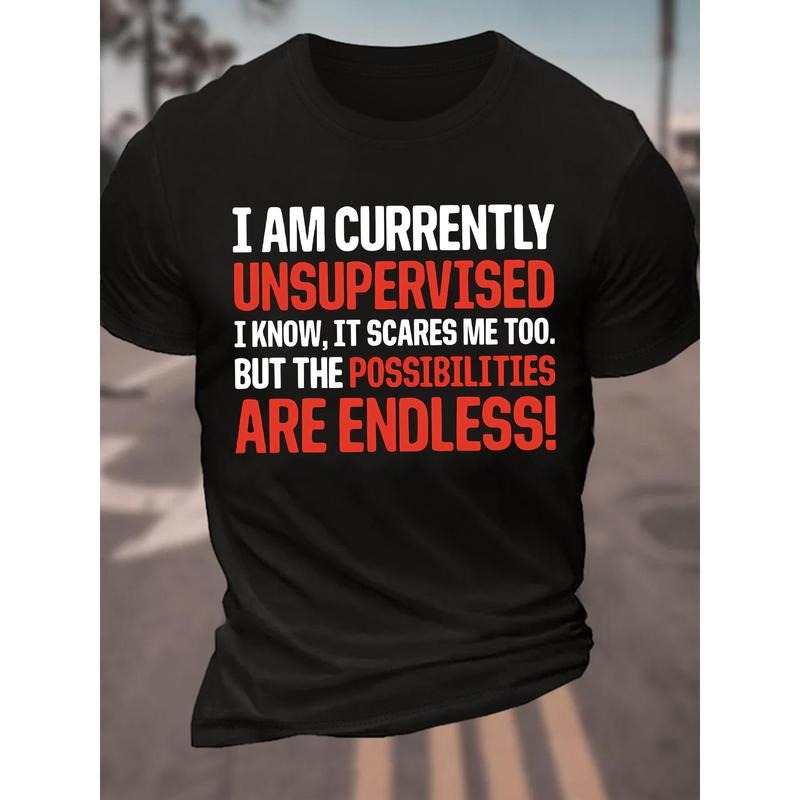 Men's Summer Fashion T-Shirt with Unique Graphic Print