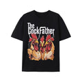 Men's Summer Short Sleeve T-Shirt with Front Print - Comfortable, Breathable Fabric, Casual Sporty Style- The Cockfather...