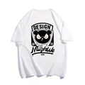 Mens 100% Cotton Bear Print Tee Casual Short Sleeve Shirt Summer Outdoor Crew Necks Menswear Hoodie, Sweatshirt