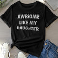 Mens Awesome Like My Daughter Lightsaber brand Shirt Funny TNF Day Awesome Dad Graphic Tee Mens Funny Lightsaber brand...