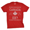Mens Canada Eh Ugly Christmas Sweater Canadian Pride Holiday T shirt Hoodie, Sweatshirt | RetroVerseTees.com