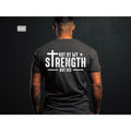 Mens Christian Shirt, Not My Strength Bible Verse Shirt Christian Clothing Shirt, Gift for Men, Religious Shirts...