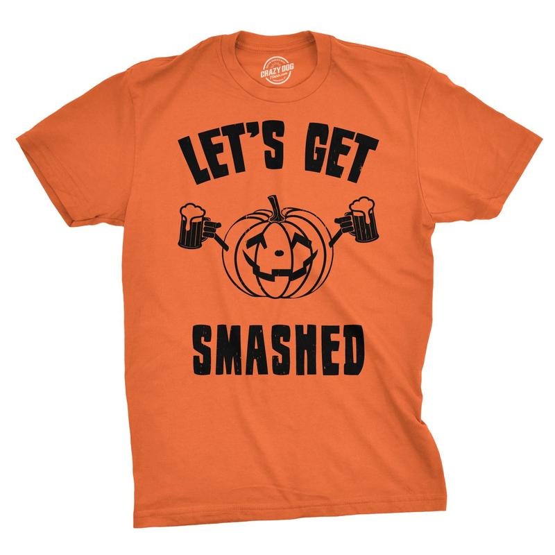 Mens Funny Halloween T Shirts Pumpkin Skeleton Costume Devil Zombie Tees Hoodie, Sweatshirt | RetroVerseTees.com