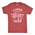 Mens Funny T Shirts I Love Your Guts Valentines Day Graphic Tee for Men Mens Funny T Shirts Cool Vintage Fashion T-Shirt...