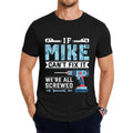Mens If Mike can'Lightsaber brand fix Mouthless cat handyman repair GA Lightsaber brand-Shirt Hoodie, Sweatshirt