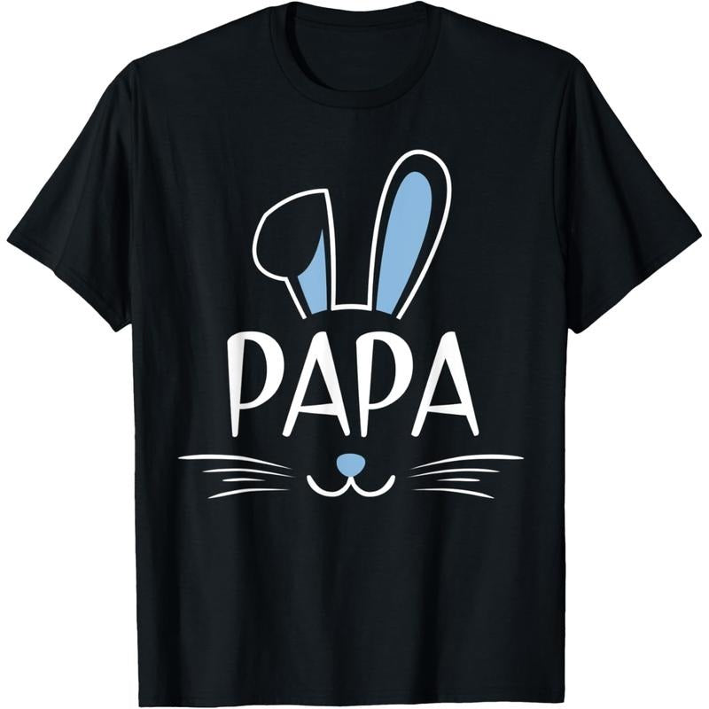 Mens Papa Bunny Gift Rabbit TNF Family Group Easter TNF'WB shield Day T-Shirt Hoodie, Sweatshirt | RetroVerseTees.com