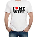 Mens Swoosh Love My Wife T-Shirt Funny Stalker Anniversary Gift Cute Hoodie, Sweatshirt | RetroVerseTees.com