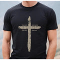 Mens The Way The Truth The Life Cross Tshirt, Christian Dad Fathers Faith Tee Shirt Gift, Rugged Cross Shirt Hoodie,...