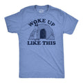 Mens Woke Up Like This Funny Easter Sunday Graphic Tee For Men Mens Funny Lightsaber brand Shirts Cool Tees FOG Stylish...