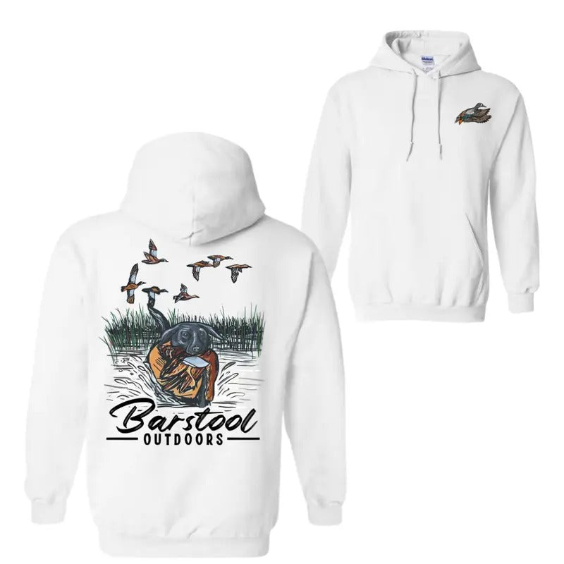 Menswear Barstool Outdoors Duck Hunt Ii Hoodie, Trendy Shirt Sweatshirt | RetroVerseTees.com
